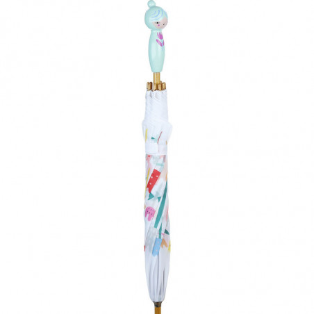 Parapluie fleurs - Suzy Ultman - D 70 cm - Vert