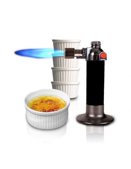 Coffret chalumeau et 4 ramequins crème brûlée
