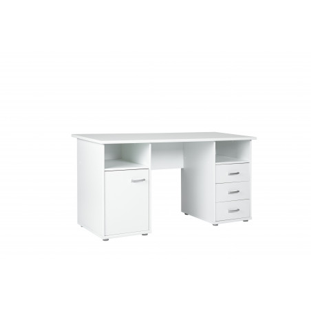 Bureau Forus - 148 x 60 x 75 cm - Blanc