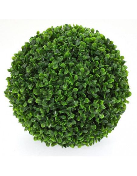 Boule de buis - Plante verte artificielle - D 28 cm