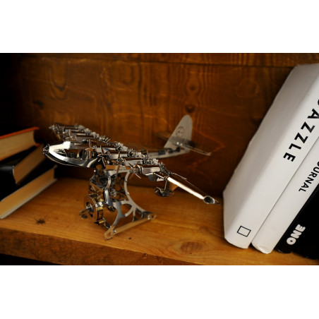 Maquette d'avion hercules 3D - 231 pièces - Argenté