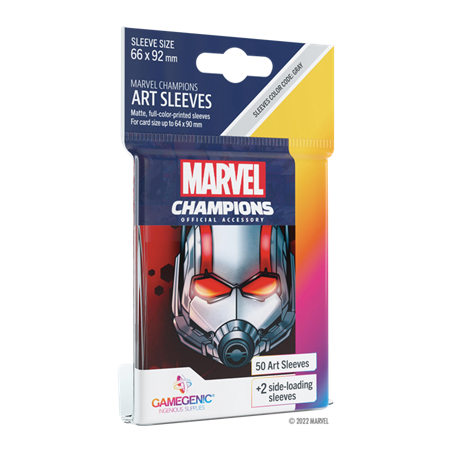 Marvel Champions - 50 Protèges-cartes Ant-Man - 6,6 x 9,2 cm