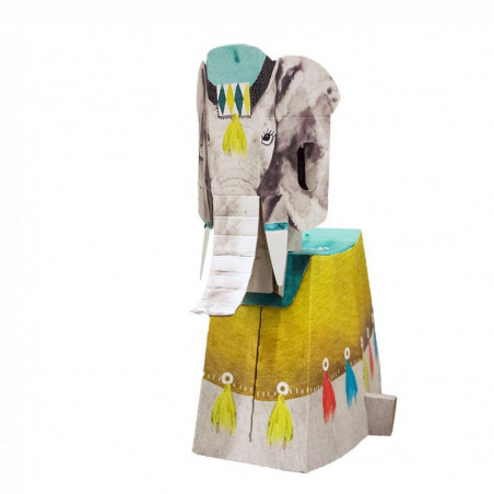 Siège à bascule - Elephant - 50 × 30 × 45 cm - Carton