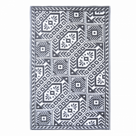 Tapis de jardin rectangulaire - Diamant - 182 x 122 cm - Noir
