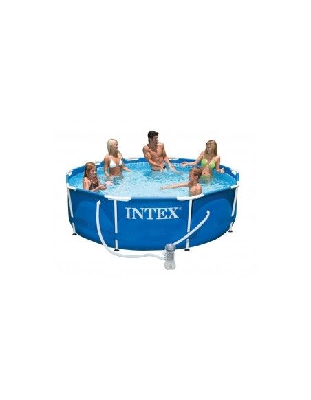 Set piscine tubulaire ronde 3m05 - Epurateur à cartouches inclus -  Intex