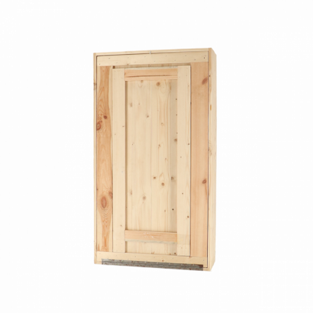 Table murale en bois - 120,2 x 58 x 193 cm - Beige