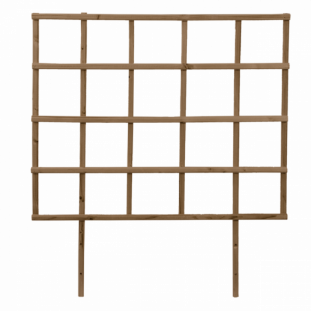 Treillis pour carrés potagers - 3,8 x 78,2 x 84,9 cm - Marron