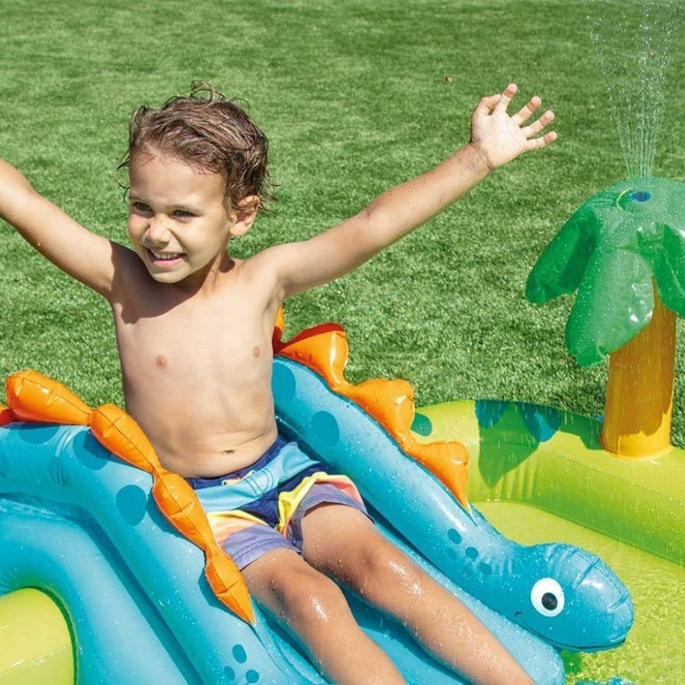 INTEX Piscine gonflable Enfant / Aire De Jeux aquatique Dinosaure