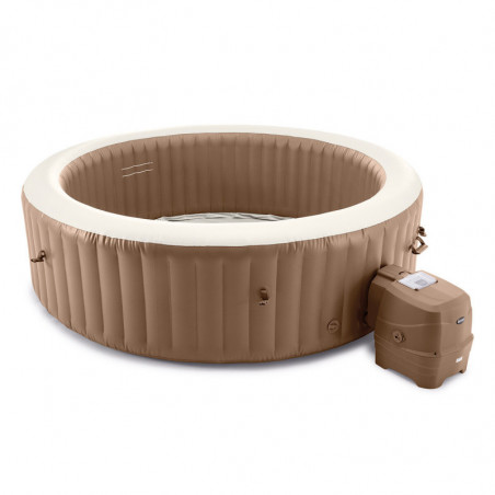 Spa rond bulles Sahara 8 personnes - Intex - D 236 x H 71 cm - Beige