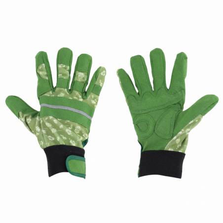 Gants de jardin imprimés doublure chaude - Taille M