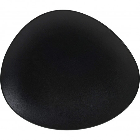 Assiette galet - D. 33,5 cm - Noir