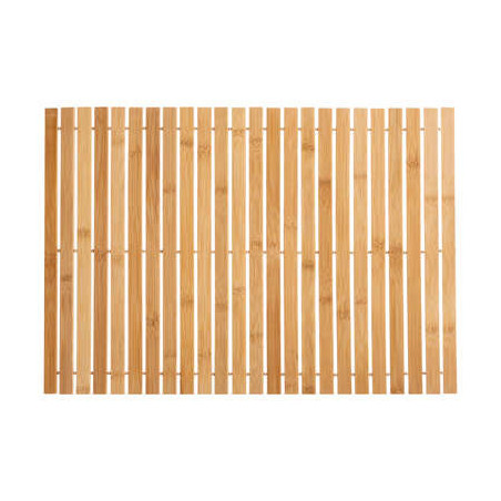 Caillebotis à rouler en bambou - Beige - 40 x 60 cm