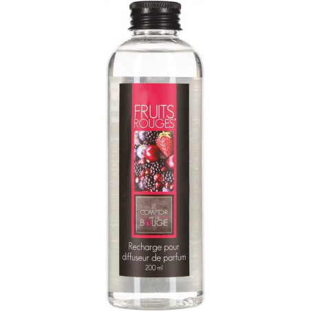 Recharge pour diffuseur Haly 200ml - Parfum fruits rouges - H 14.5 cm - Collection générique