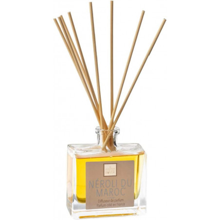 Diffuseur en verre Elea 160ml + 8 bâtonnets - Parfum Nerolidu Maroc - H 25 cm