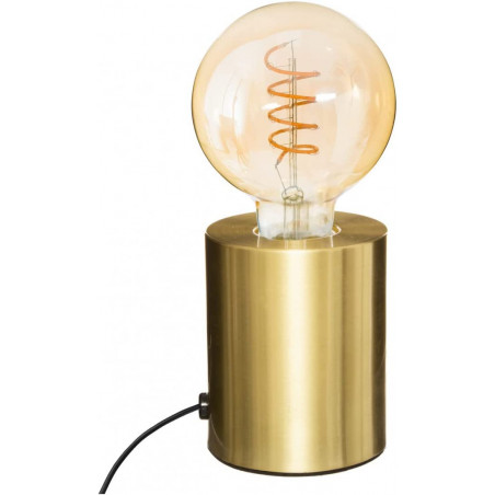 Lampe à poser avec socle en métal Saba - Doré - H 10.5 cm - Collection suite cinquante quatre