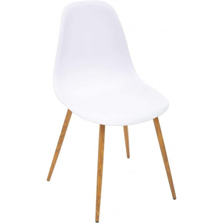 Chaise de table Taho - Blanc - L 46 x H 86 cm