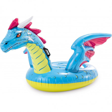 Bouée dragon - Bleu - L 191 x P 191 x H 201 cm.