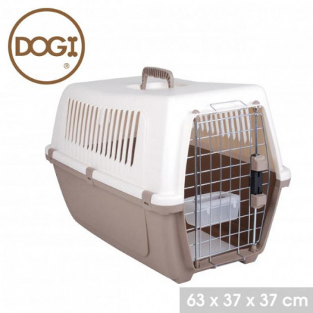 Cage de transport - Taupe - H 37 cm.