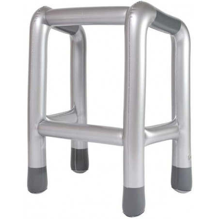 Déambulateur gonflable - Gris - L 16 cm x l 6.5 cm x H 28.7 cm