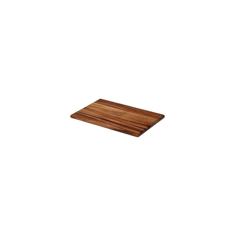 Plateau petit déjeuner en bois d'acacia - Marron - L 23 x l 15 cm