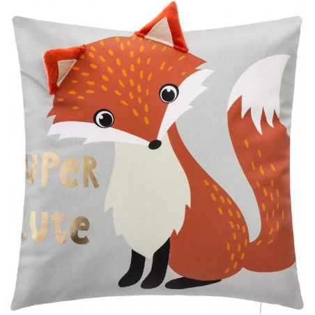 Coussin Renard - 40 x 40 cm