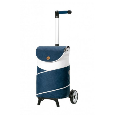 Chariot de courses - Collection Unus Shopper Fun design Jarl - 46L - Bleu