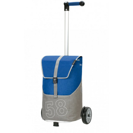 Chariot de courses - Collection Unus Shopper design Filip - 46L - Bleu