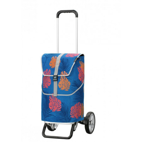 Chariot de courses collection Alu Star shopper design Lotta - 47L - Bleu