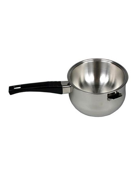 Casserole bain marie double fond - Inox - 1L - 17cm