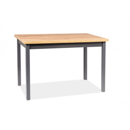 Table à manger 6 couverts - Gris / Beige - L 100 x P 60 x H 75 cm