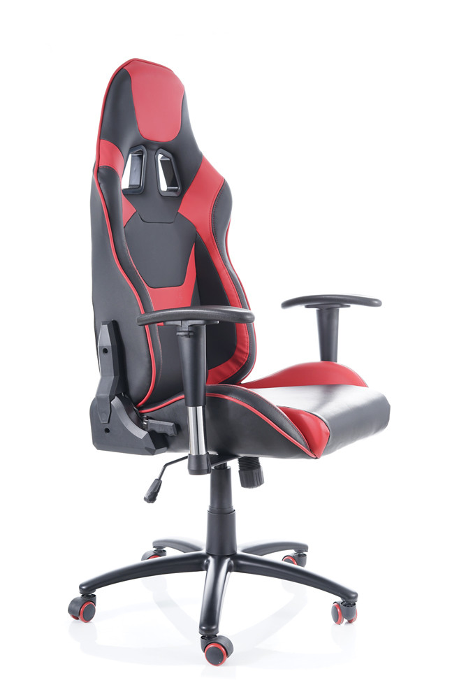 Fauteuil de gaming pivotant en cuir cologique SUPRA Noir