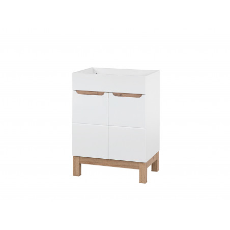 Meuble sous vasque - 60 x 45 x 85 cm - Cintra White