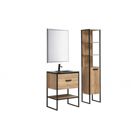 Ensemble meubles de salle de bain complet - Bois - 80 cm - James