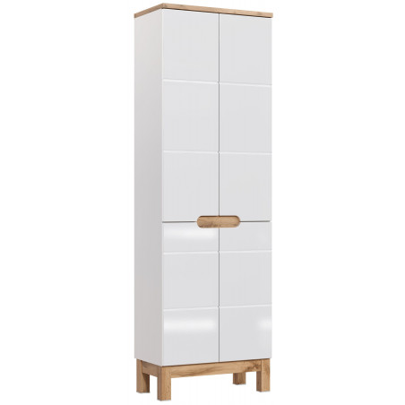 Armoire de salle de bain - H 187 x l 60 x P 33 cm - Cintra White