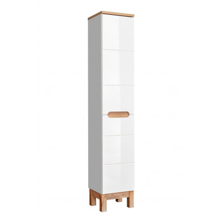 Colonne de salle de bain - H 187 x l 35 x P 33 cm - Cintra White