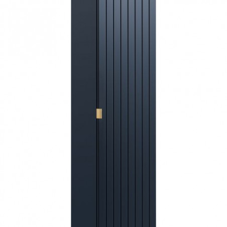 Armoire murale en bois Rosario Deep blue - Bleu indigo - H 160 x L 35 x P 33 cm.