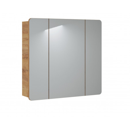 Cabinet miroir de salle de bain - H 75 x L 80 x P 16 cm - Archipel
