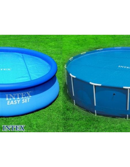 Bâche ronde à bulles pour piscines 4,57m - Intex