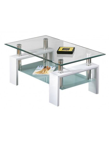 Table basse Alva verre sécurit - Links