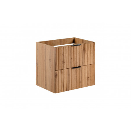 Meuble sous vasque en bois Georgia Oak - H 57 x l 60 x P 46 cm