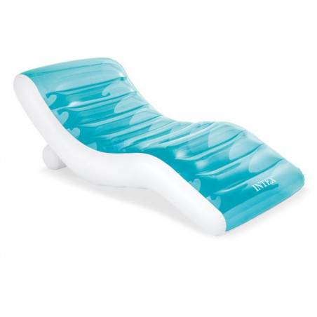 Fauteuil gonflable lounge Lagon de piscine - Bleu - Intex