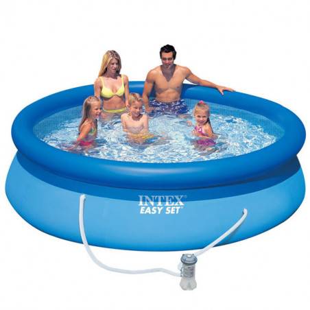 Kit piscine ronde autoportée Easy Set - Intex - D 3,66 x H 0,76 cm