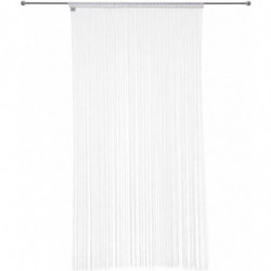 Rideau fils - 90 x 200 cm - Blanc