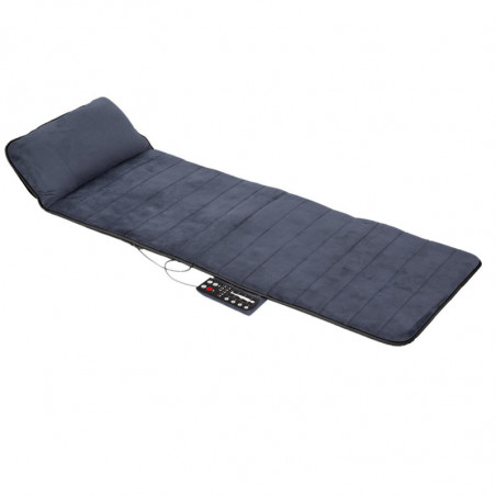Matelas de massage chauffant - Gris - L 175 x l 57 x H 3,5 cm
