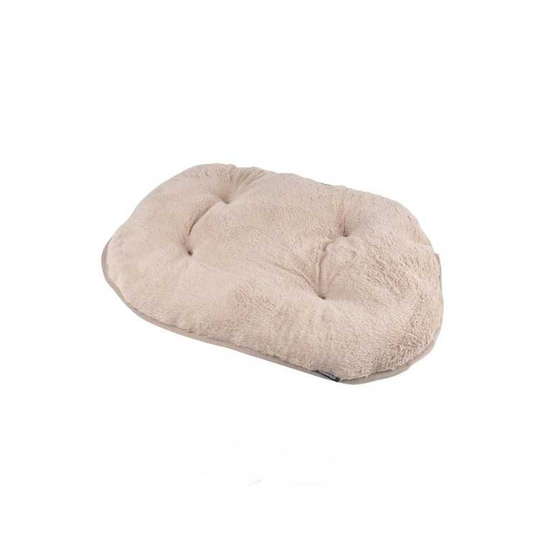 Coussin flocon réversible à l'aspect peluche pour animaux - Beige - L 107 x l 65 cm - Gamme Newton