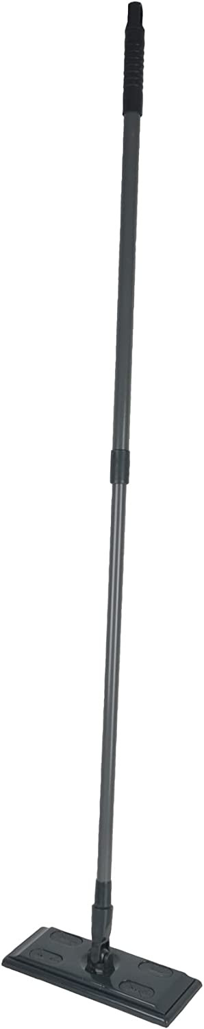 Balai à lingette avec manche téléscopique + 10 lingettes - H 120 cm