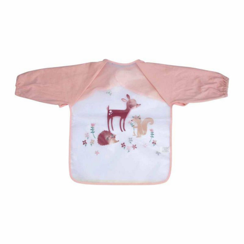 Grand Bavoir 'Boo' Pour Bébé 6-36 Mois - En Bambou Et Coton Bio Certifié Öko-Tex - Manches Longues, Très Absorbant