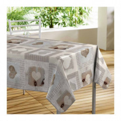 CPM Nappe en toile cirée rectangulaire design uni Joys - L. 140 x