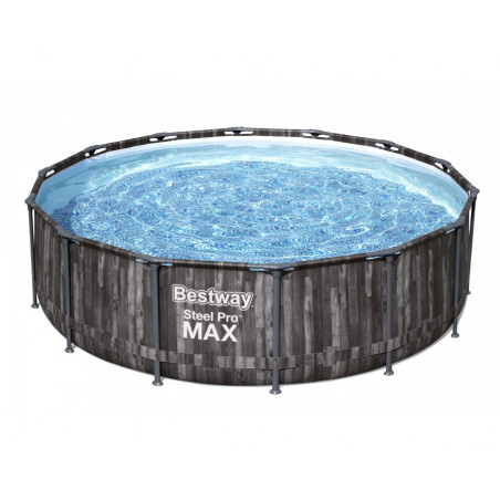 Piscine hors sol Steel Pro Max - 427 x 107 cm - Filtre à cartouche