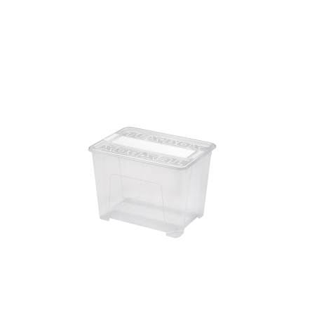 Texbox en plastique transparent - 21L - L 38 xl 28 x H 27,2 cm